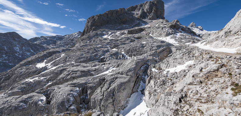 Panoramica de las montañas de Picos de Europa