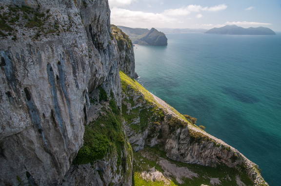 Vistas desde Candina,Sonabia.Acantilalo marino,costero