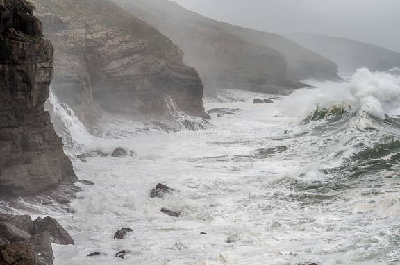 Dia  de marejada en Trasierra