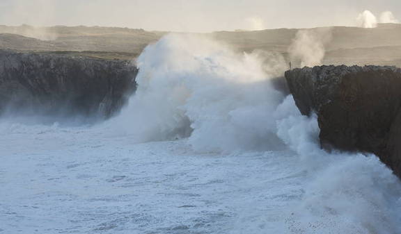 Bufones y costa de Pria en Asturias