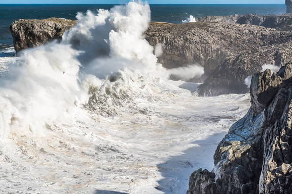 Olas gigantes,peligro