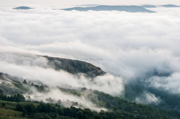 Niebla en el Saja besaya