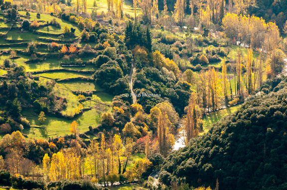 Paisaje a contraluz en Picos de Europa