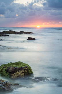 Puesta de sol en Comillas