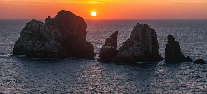 Puesta de sol en Liencres